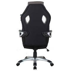 Кресло компьютерное BRABIX Techno GM-002 (ткань) черное/серое, вставки белые (531815) в Екатеринбурге - mebel24.online | фото 6