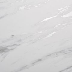 Стол BELLUNO 160 MARBLES KL-99 Белый мрамор матовый, итальянская керамика/ белый каркас, ®DISAUR в Екатеринбурге - mebel24.online | фото 9