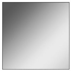 Зеркало Corsica 500х500 black без подсветки Sansa (SB1063Z) в Екатеринбурге - mebel24.online | фото 1