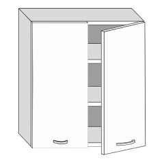 19.80.2 Скарлет Шкаф настенный с двумя дверцами h 913 в Екатеринбурге - mebel24.online | фото 1
