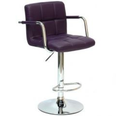 Барный стул Barneo N-69 Kruger Arm Фиолетовый в Екатеринбурге - mebel24.online | фото