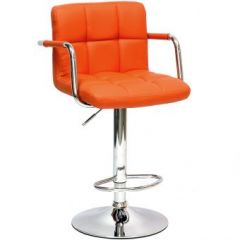 Барный стул Barneo N-69 Kruger Arm Оранжевый в Екатеринбурге - mebel24.online | фото 1