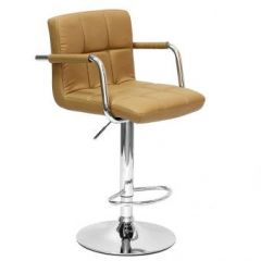 Барный стул Barneo N-69 Kruger Arm Светло-коричневый в Екатеринбурге - mebel24.online | фото