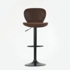 Барный стул Barneo N-86 Time / Black / VPU Brown Vintage коричневый винтаж PK970-18 в Екатеринбурге - mebel24.online | фото 3