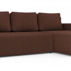 Диван угловой Алиса 3 Bahama CHOCOLATE - Teos Dark Brown в Екатеринбурге - mebel24.online | фото