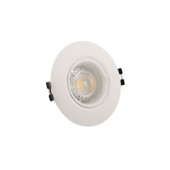 DK3028-WH Встраиваемый светильник, IP 20, 10 Вт, GU5.3, LED, белый, пластик в Екатеринбурге - mebel24.online | фото 3