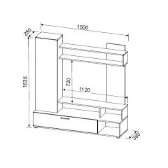 Гостиная МГС 9 (Белый/Цемент светлый) в Екатеринбурге - mebel24.online | фото 4