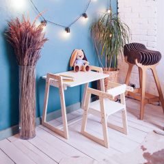 Комплект детской мебели стол и  два стула Я САМ "Лофт-Дуо" (Белый) в Екатеринбурге - mebel24.online | фото 10