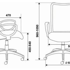 Кресло Бюрократ CH-599/DB/TW-10N тёмно-синий в Екатеринбурге - mebel24.online | фото 3