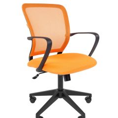 Кресло для оператора CHAIRMAN 698 (ткань/сетка TW - оранжевый) в Екатеринбурге - mebel24.online | фото