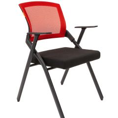 Кресло для посетителей CHAIRMAN NEXX (ткань стандарт черный/сетка DW-69) в Екатеринбурге - mebel24.online | фото 1
