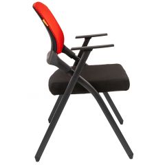 Кресло для посетителей CHAIRMAN NEXX (ткань стандарт черный/сетка DW-69) в Екатеринбурге - mebel24.online | фото 3