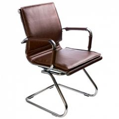 Кресло для посетителя Бюрократ CH-993-Low-V/Brown коричневый в Екатеринбурге - mebel24.online | фото 1