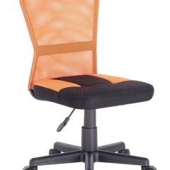Кресло компактное BRABIX "Smart MG-313" черное/оранжевое, 531844 в Екатеринбурге - mebel24.online | фото