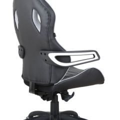 Кресло компьютерное BRABIX "Techno Pro GM-003" (черное/серое, вставки серые) 531814 в Екатеринбурге - mebel24.online | фото 4