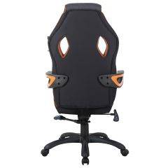 Кресло компьютерное BRABIX Techno Pro GM-003 (ткань черное/серое, вставки оранжевые) 531813 в Екатеринбурге - mebel24.online | фото 5