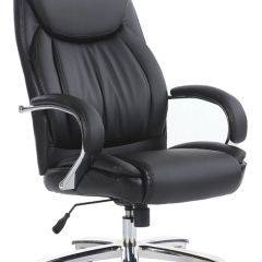 Кресло офисное BRABIX "Advance EX-575" (хром/экокожа/черное) 531825 в Екатеринбурге - mebel24.online | фото 2