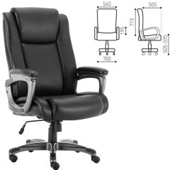 Кресло офисное BRABIX PREMIUM "Solid HD-005" (рециклированная кожа, черное) 531941 в Екатеринбурге - mebel24.online | фото 2