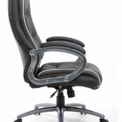 Кресло офисное BRABIX PREMIUM "Strong HD-009" (экокожа черная, ткань серая) 531945 в Екатеринбурге - mebel24.online | фото 3