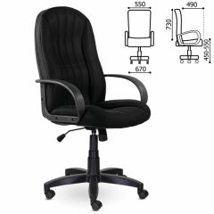 Кресло офисное BRABIX "Classic EX-685" (ткань E, черное) 532024 в Екатеринбурге - mebel24.online | фото 2