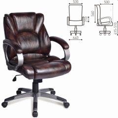 Кресло офисное BRABIX "Eldorado EX-504" (коричневое) 530875 в Екатеринбурге - mebel24.online | фото 2