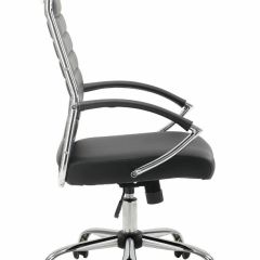 Кресло офисное BRABIX "Style EX-528", экокожа, хром, черное, 531947 в Екатеринбурге - mebel24.online | фото 3
