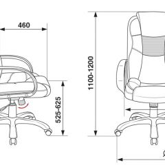 Кресло руководителя Бюрократ CH-839/BLACK черный Пегас в Екатеринбурге - mebel24.online | фото 4