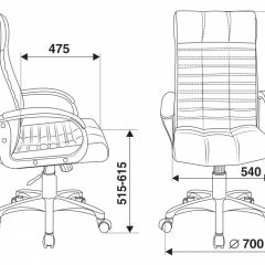 Кресло руководителя Бюрократ KB-10/BLACK в Екатеринбурге - mebel24.online | фото 4