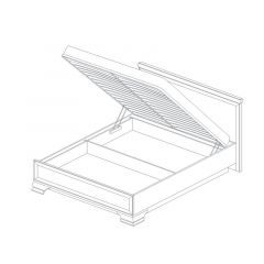 Кровать-1 с подъемным основанием 1600 Сиена в Екатеринбурге - mebel24.online | фото 3