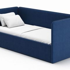 Кровать-диван Leonardo 160*70 (Синий) + боковина в Екатеринбурге - mebel24.online | фото