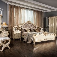 Кровать 1800 Джоконда (крем) в Екатеринбурге - mebel24.online | фото 7