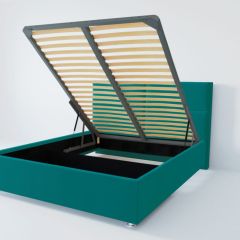 Кровать Корсика с ПМ 1600 (велюр бирюзовый) в Екатеринбурге - mebel24.online | фото