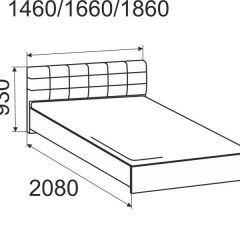 Кровать Лита с подъемным механизмом 1400*2000 в Екатеринбурге - mebel24.online | фото 4