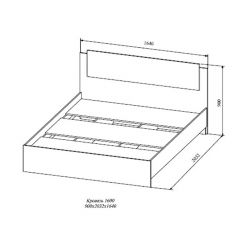 СОФИ СКР1600.1 Кровать 1600 в Екатеринбурге - mebel24.online | фото 2