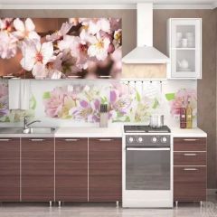 Кухня Фотофасад Яблоневые цветы 2000 мм в Екатеринбурге - mebel24.online | фото