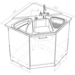 Кухонный гарнитур Адажио оптима 1800х2400 мм в Екатеринбурге - mebel24.online | фото 18