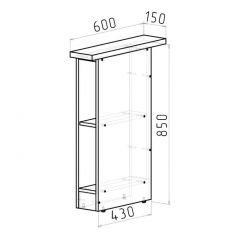 Кухонный гарнитур Ноктюрн стандарт 1600 мм в Екатеринбурге - mebel24.online | фото 13