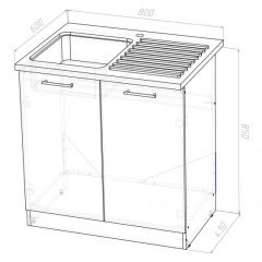 Кухонный гарнитур Ольга макси 3 1800 мм в Екатеринбурге - mebel24.online | фото 15