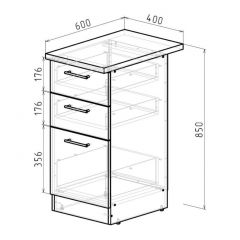 Кухонный гарнитур Виола экстра 3000 мм в Екатеринбурге - mebel24.online | фото 18