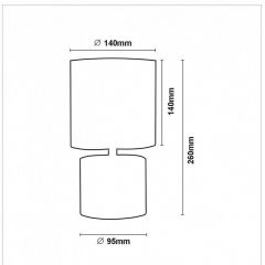 Настольная лампа декоративная Lucide Greasby 47502/81/38 в Екатеринбурге - mebel24.online | фото 4