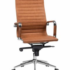 Офисное кресло для руководителей DOBRIN CLARK LMR-101F светло-коричневый №321 в Екатеринбурге - mebel24.online | фото