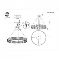 Подвесная люстра ST-Luce Estense SL6203.403.40 в Екатеринбурге - mebel24.online | фото 5