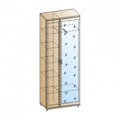 Прихожая Мелисса композиция 1 (Акация Молдау) в Екатеринбурге - mebel24.online | фото 2