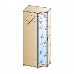 Прихожая Мелисса композиция 10 (Ясень Асахи) в Екатеринбурге - mebel24.online | фото 6