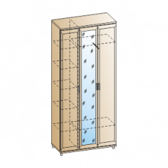 Прихожая Мелисса композиция 5 (Снежный Ясень) в Екатеринбурге - mebel24.online | фото 2