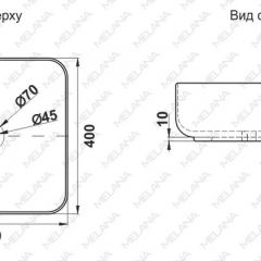Раковина MELANA MLN-78110 в Екатеринбурге - mebel24.online | фото 2