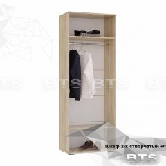 ФЛАЙ Шкаф 2-х створчатый ШК-04 (дуб сонома/белый) в Екатеринбурге - mebel24.online | фото 4
