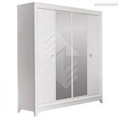 Шкаф для одежды Сабрина (ММ-302-01/04) с зеркалами в Екатеринбурге - mebel24.online | фото 1