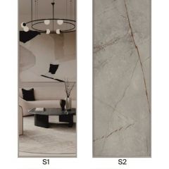 Шкаф-купе 1300 серии SILVER S1+S1+B2+PL2 (2 ящика+1 штанга+1 полка) профиль «Серебро» в Екатеринбурге - mebel24.online | фото 7