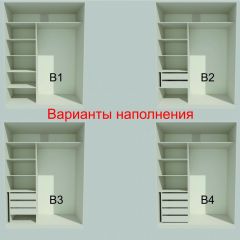 Шкаф-купе 1700 серии NEW CLASSIC K3+K3+B2+PL1 (2 ящика+1 штанга) профиль «Капучино» в Екатеринбурге - mebel24.online | фото 7